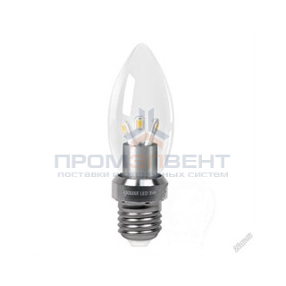 Лампа Gauss LED Candle Crystal clear 3W E27 2700K 1/10/100