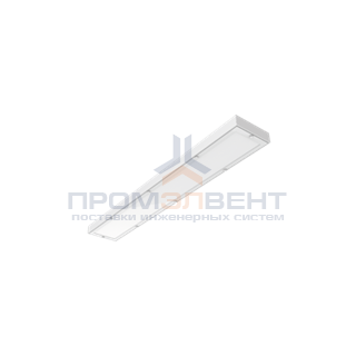 Светодиодный светильник "ВАРТОН" медицинский 1195*180*55мм с опаловым рассеивателем 54 ВТ 4000К IP54 с функцией аварийного освещения