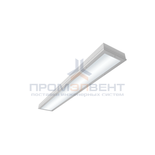 Светодиодный светильник "ВАРТОН" медицинский 1195*180*55мм с опаловым рассеивателем 54 ВТ 6500К IP54