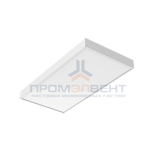 Светодиодный светильник "ВАРТОН" офисный встраиваемый/накладной 595*595*50мм 27 ВТ 4000К с функцией аварийного освещения