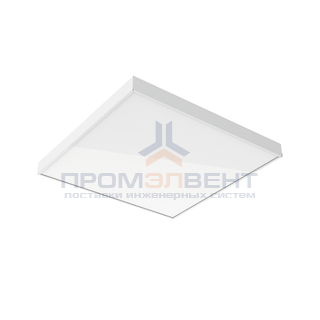 Светодиодный светильник "ВАРТОН" Премиум встраиваемый/накладной 595*595*50мм 36 ВТ 3950К диммер DALI