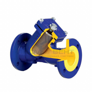 Фильтр грубой очистки Zetkama 821A - Ду32 (ф/ф, PN16, Tmax 300°C, сетка 1000 мкм)