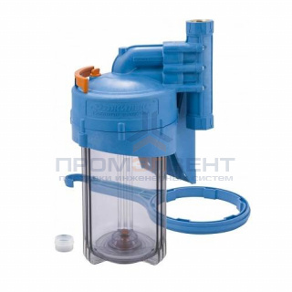 Фильтр магистральный 10"BB ДЖИЛЕКС 1MC10B - 1" (ВР/ВР вертикально, прозрачная колба)