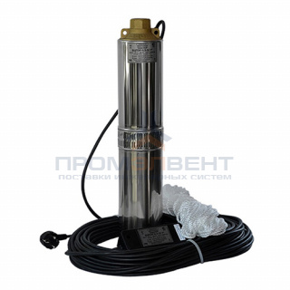 Насос скважинный Водолей БЦПЭУ 0,5-25 У (0,55 кВт, однофазный, Qmax 1,8 л/мин, Hmax 36м, кабель 25м)