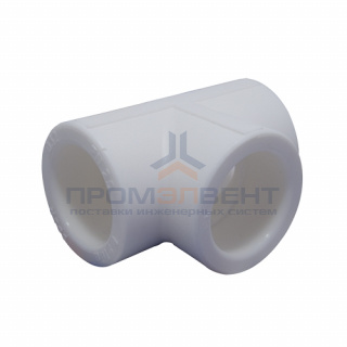 Тройник KALDE - 20 (для полипропиленовых труб под пайку, цвет белый)