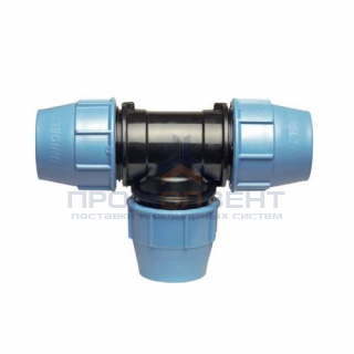 Тройник UNIDELTA 1005 - 63 (винтовой, для труб ПНД)