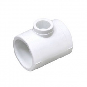 Тройник переходной Fusitek - 50 x 25 x 50 (для полипропиленовых труб под пайку, цвет белый)