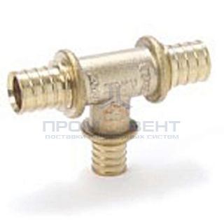 Тройник переходной REHAU - 25 x 20 x 25 (латунь, для труб из сшитого полиэтилена RAUTHERM S)