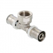 Тройник с переходом на внутреннюю резьбу VALTEC VTm.232 - 26 x 1" (прессовой, для металлопл.труб)