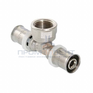 Тройник с переходом на внутреннюю резьбу VALTEC VTm.232 - 32 x 1"1/4 (прессовой, для металлопл.труб)