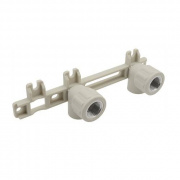 Водорозетка двойная регулируемая FV-Plast - 20 x 1/2" (для полипроп.труб, цвет серый)