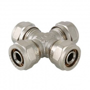 Крестовина редукционная VALTEC VTm.341 - 26 x 20  (винтовая, для металлопластиковых труб)