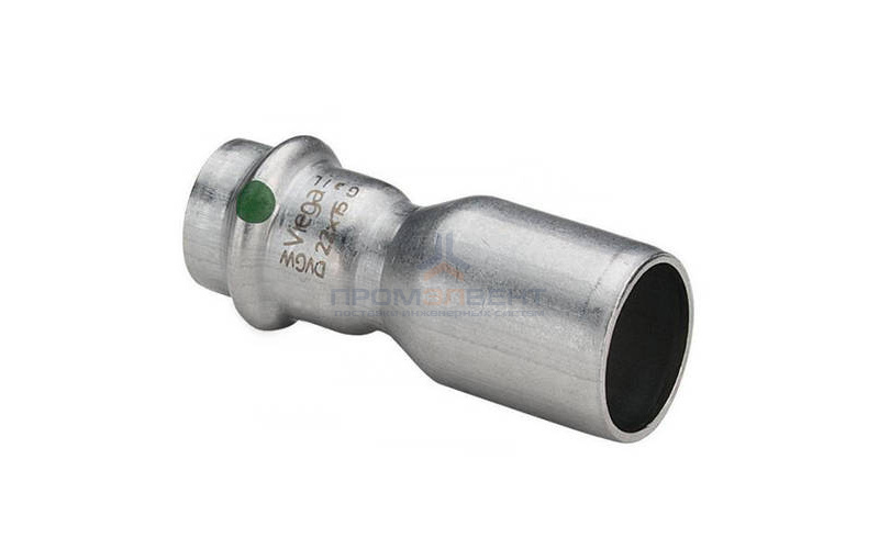 Муфта Viega Sanpress Inox 2315.1 - 42 x 22 (нержавеющая сталь)