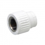 Переход на внутреннюю резьбу Fusitek - 25 x 3/4" (для полипропиленовых труб, цвет белый)