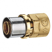 Переход на внутреннюю резьбу Giacomini RM109 - 16x2.0 x 3/4" (прессовой, для металлопластик.труб)