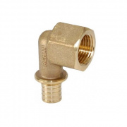 Переход на внутреннюю резьбу угловой REHAU RX - 20 x 1/2" (бронза, для труб серии RAUTITAN)