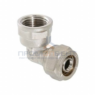 Переход на внутреннюю резьбу угловой VALTEC VTm.352 - 20 x 1/2" (винтовой, для металлопласт.труб)