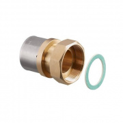 Переход на накидную гайку Oventrop Cofit P - 63x6.0 x 2"3/8 (прессовой, латунь)