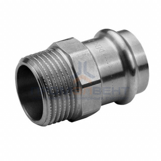 Переход на наружную резьбу Conex Banninger PC 4243G - 54 x 2" (оцинкованная сталь)