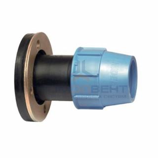 Переход на фланцевое соединение UNIDELTA 1011 - 75 x 3" (винтовой, для труб ПНД)