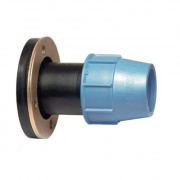 Переход на фланцевое соединение UNIDELTA 1011 - 90 x 4" (винтовой, для труб ПНД)