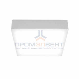 06-44 Светодиодная панель накладная квадр. 220В, 12Вт, CRI:80Ra, 960Лм, 120*120 мм,  алюминиевый корпус, встроенный изолированный драйвер, 4500К