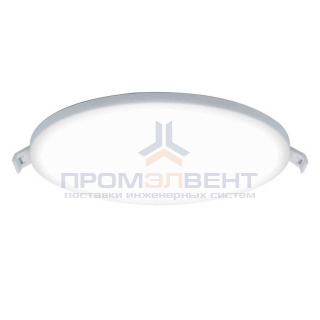 06-55 Светодиодная панель встраиваемая круглая 220В, 18Вт, CRI:80Ra, 1440Лм, Ф 170/155 мм, алюминиевый корпус, изолированный драйвер, 6500K