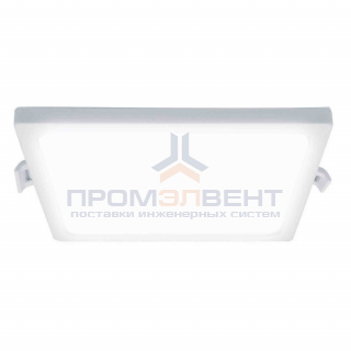 06-57 Светодиодная панель встраиваемая квадр. 220В, 8Вт, CRI:80Ra, 640Лм, 95*75мм, алюминиевый корпус, изолированный драйвер, 6500K