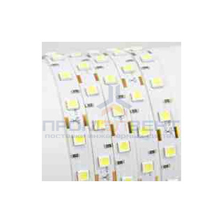LSE-156 Светодиодная лента, 12В, 14,4Вт/м, smd 5050, 60д/м, IP65, 600Лм/м, ширина подложки 10мм, 5м, теплый белый