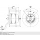 Вентилятор Ebmpapst R2E160-AY47-01 центробежный 