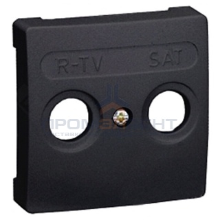 Накладка на розетки R-TV-SAT Simon 73 Loft, графит