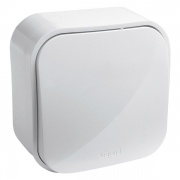 Выключатель Legrand Quteo белый [уп 20шт]