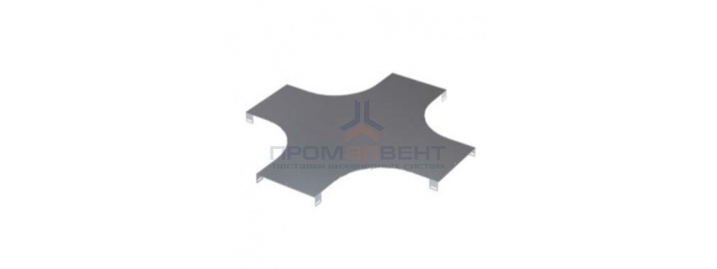 Крышка на X-ответвитель, осн.600, R300 мм, нержавеющая