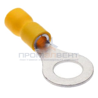 Наконечник кольцевой изолированный НКИ 2.5–6.0мм2 М6 48А жёлтый (100шт.)