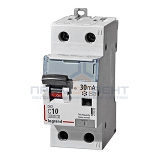 Дифавтомат Legrand DX3 АВДТ 1П+Н C10А 30MA тип A