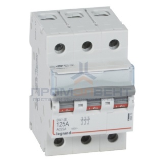 Модульный выключатель Legrand DX3 3П 125A