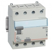 УЗО Legrand DX3 ВДТ 4П 63А 100мА тип A