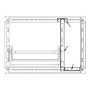 Комплект кабельного отсека, для шкафов CQE 1800 x 400мм