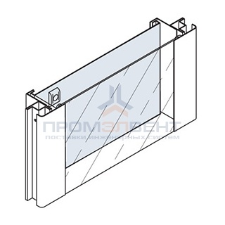 Дверь секционная, внутренняя, В800мм Ш600мм