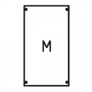 Панель с монтажной платой 1ряд/3 рейки высота 450 мм