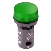 Лампа ABB CL2-523G зеленая со встроенным светодиодом 230В AC